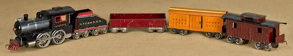 Appraisal: Lionel standard gauge five-piece train set to in Lionel standard