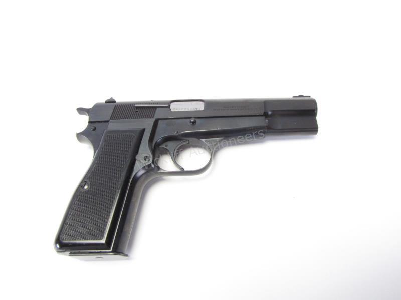 Appraisal: FN Browning Hi Power Semi Auto Pistol-Stainless Steel barrel Chambered