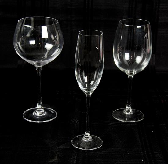 Appraisal: Sale Lot A Collection of Glass Stemware comprising white wines