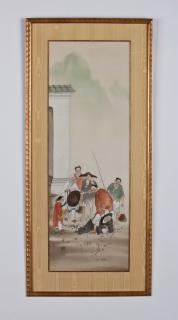 Appraisal: Framed Chinese painting watercolor and ink Chinese painting watercolor and