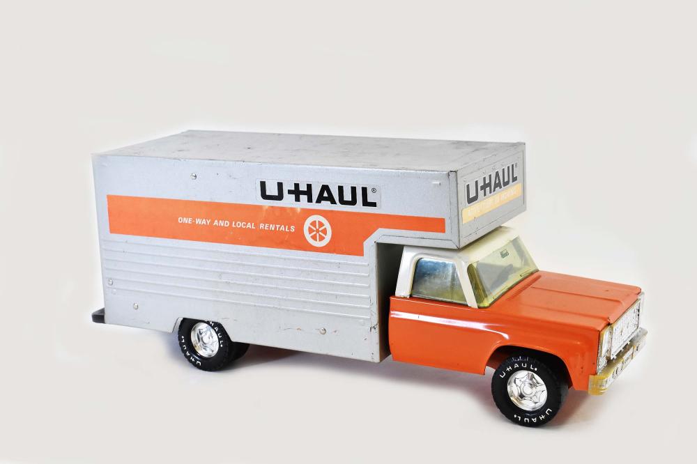 Appraisal: VINTAGE NYLINT PAINTED PRESSED TOY UHAUL TRUCK MOVING VANRockford IL