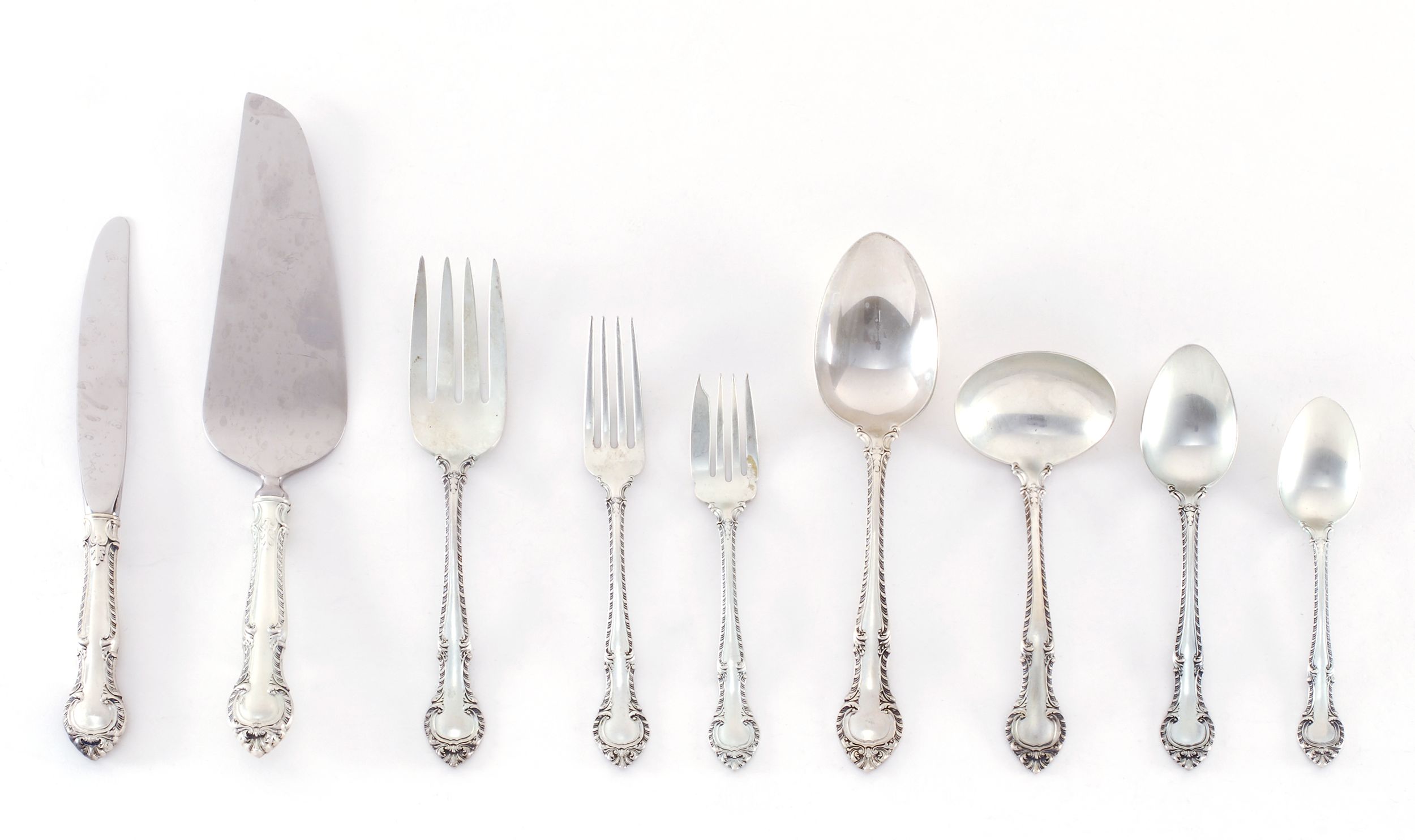 Appraisal: GORHAM STERLING SILVER FLATWARE SET In the English Gadroon pattern