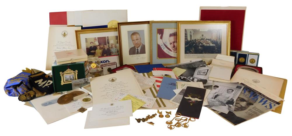 Appraisal: EPHEMERA White House collection from to compiled by a government