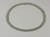 Appraisal: NECKLACE - k white gold diamond choker necklace with diamonds