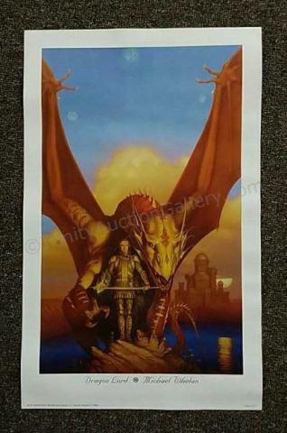 Appraisal: Dragon Lord Print by Michael Whelan Print is dated Size