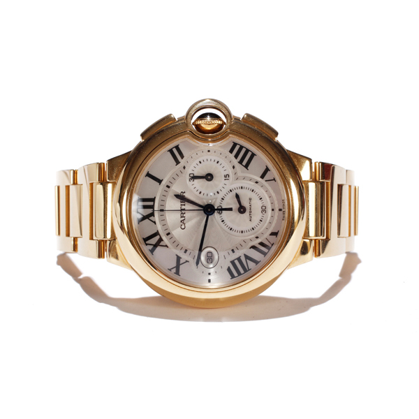 Appraisal: Ballon Bleau de Cartier k Yellow gold case and bracelet