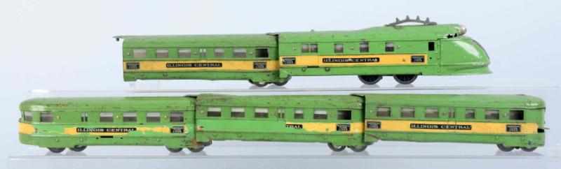 Appraisal: American Flyer Illinois Central Train Set O-gauge Set is known