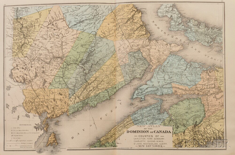 Appraisal: Canada Atlas Illustrated Atlas of the Dominion of Canada Containing