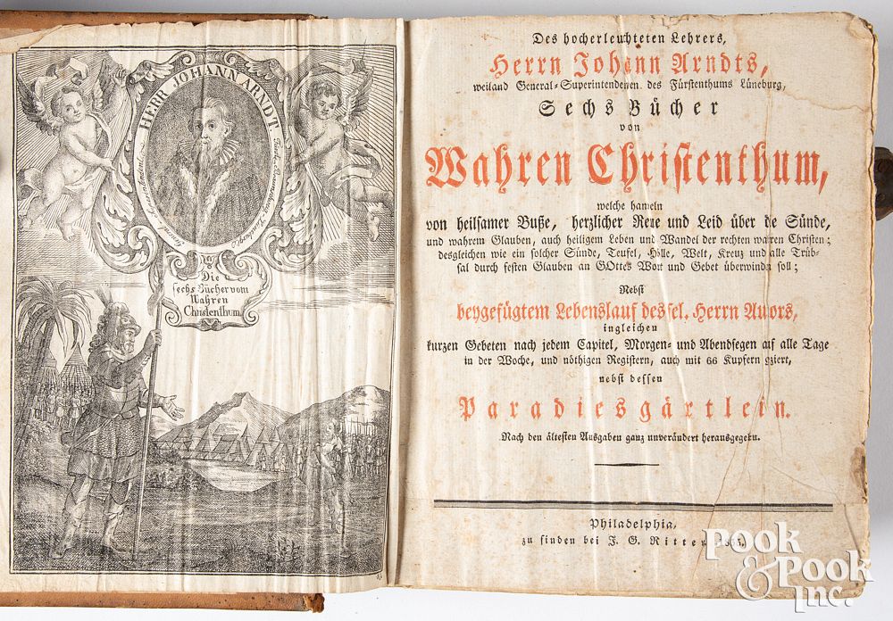 Appraisal: Vier Bucher Vom Wahren Christentum Vier Bucher Vom Wahren Christentum