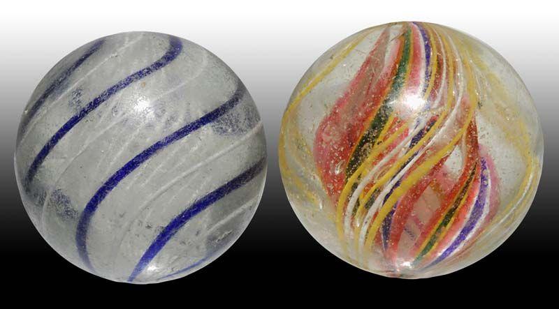 Appraisal: Lot of Swirl Marbles Description Range - '' to ''