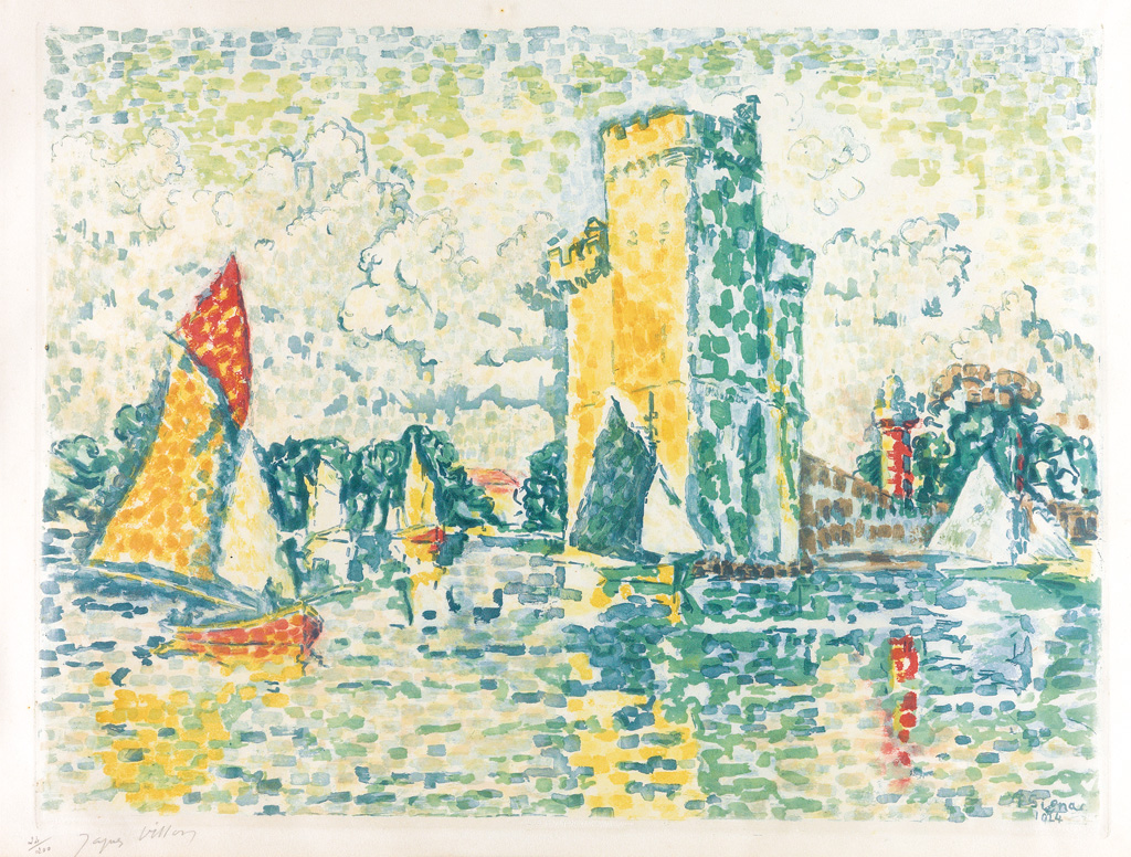 Appraisal: PAUL SIGNAC after Le Port de la Rochelle Color aquatint