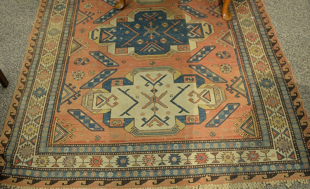 Appraisal: Soumac Oriental Hall Rug probably th century some wear small