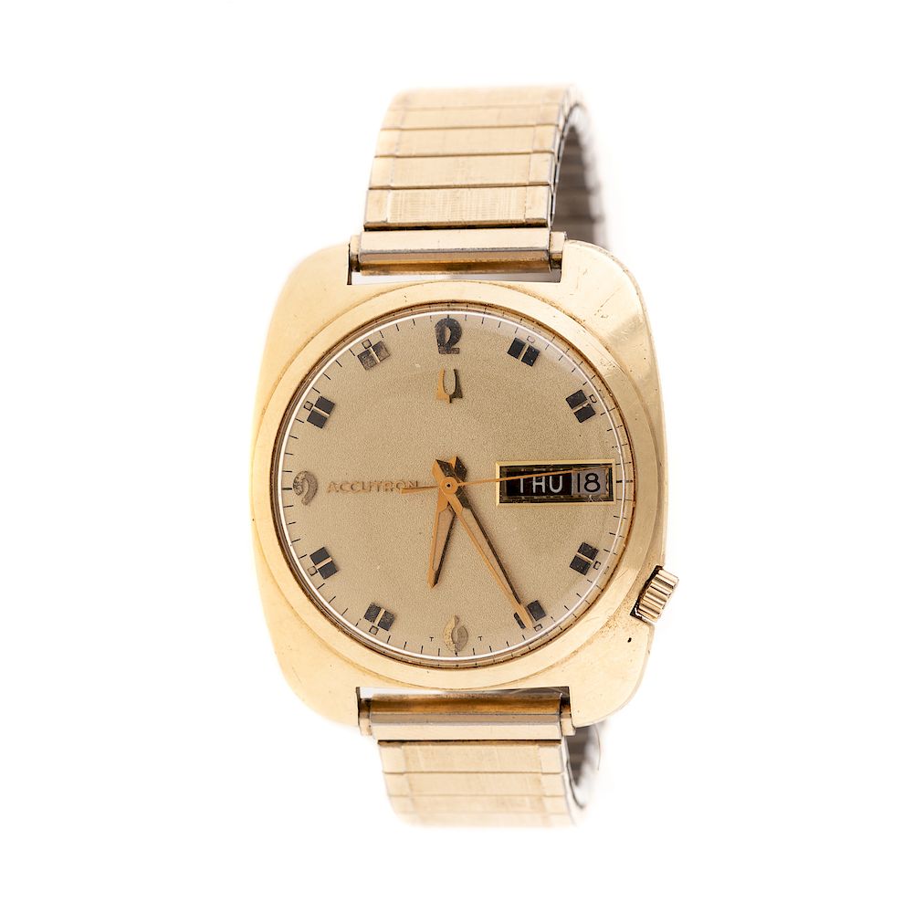 Appraisal: A Gentlemen's Accutron Watch in K Gold K yellow gold