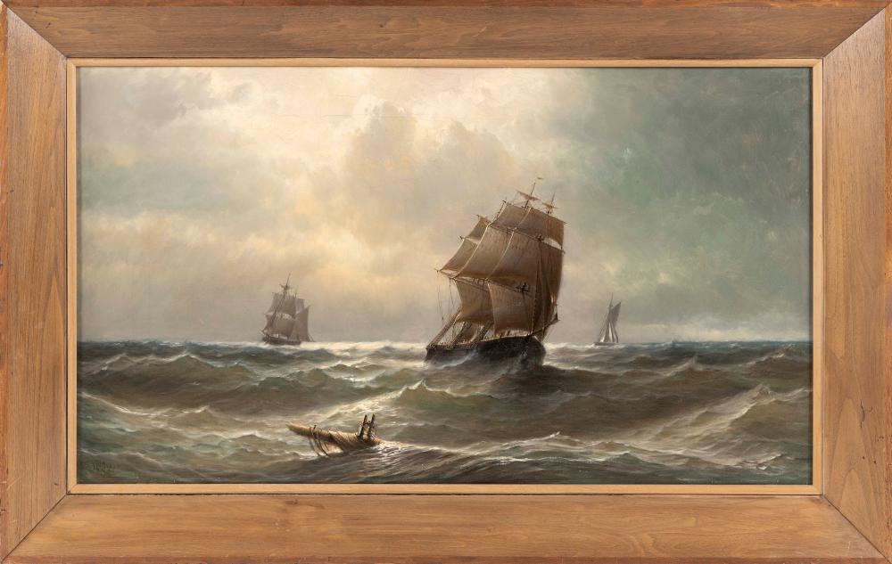 Appraisal: WILLIAM RICHARDSON TYLER NEW YORK NEW HAMPSHIRE - SHIP AT