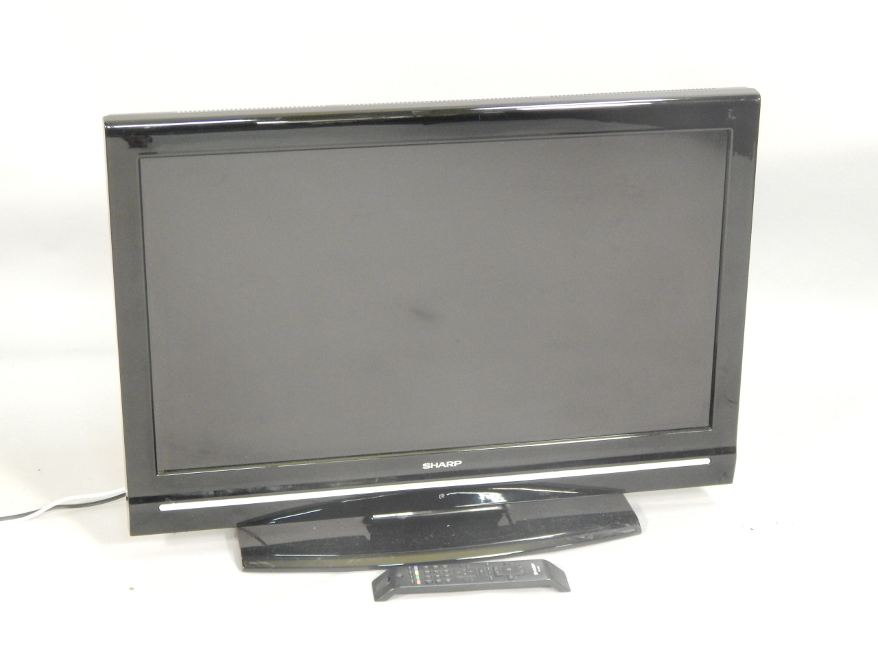 Appraisal: A Sharp LCD colour television with remote