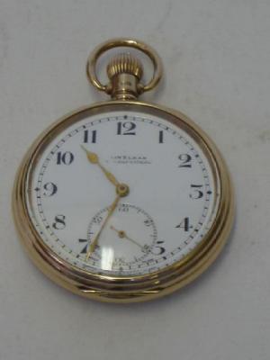 Appraisal: A CT GOLD POCKET WATCH by Van Elkan Cheapside the