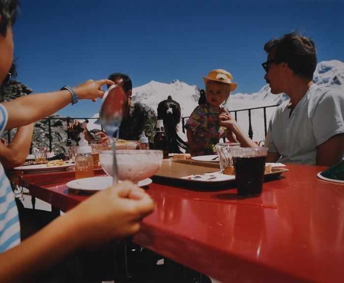 Appraisal: MARTIN PARR b GORNERGRAT SWITZERLAND SMALL WORLD Cibachrome color print