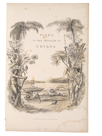 Appraisal: GUIANA Schomburgk Robert Hemann Sir Twelve Views in the Interior