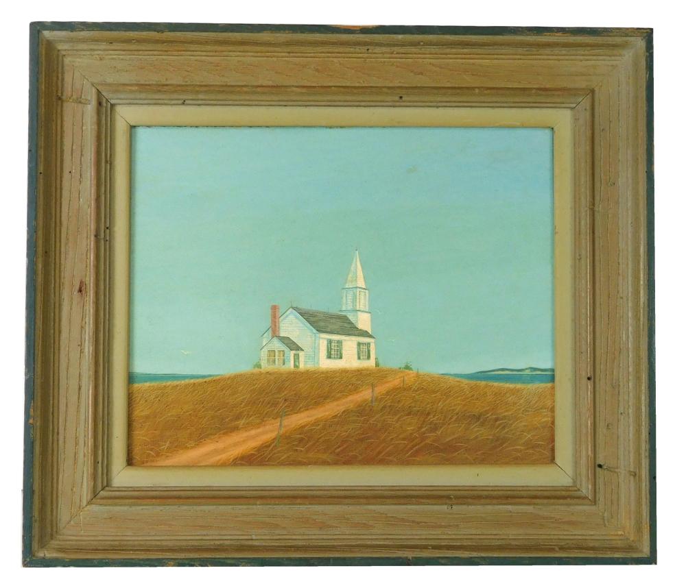 Appraisal: John P Wheat American Connecticut - oil and tempera on