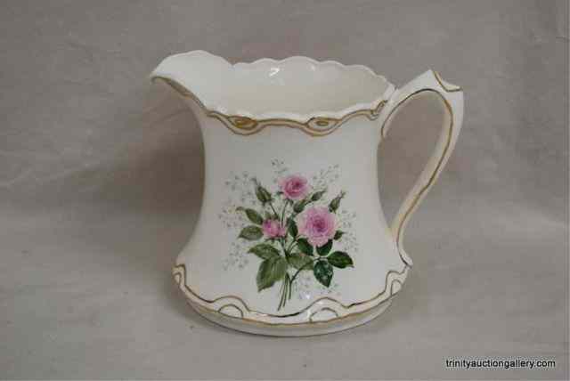 Appraisal: Hand Made and Painted Ceramic PicherThis is a very nice