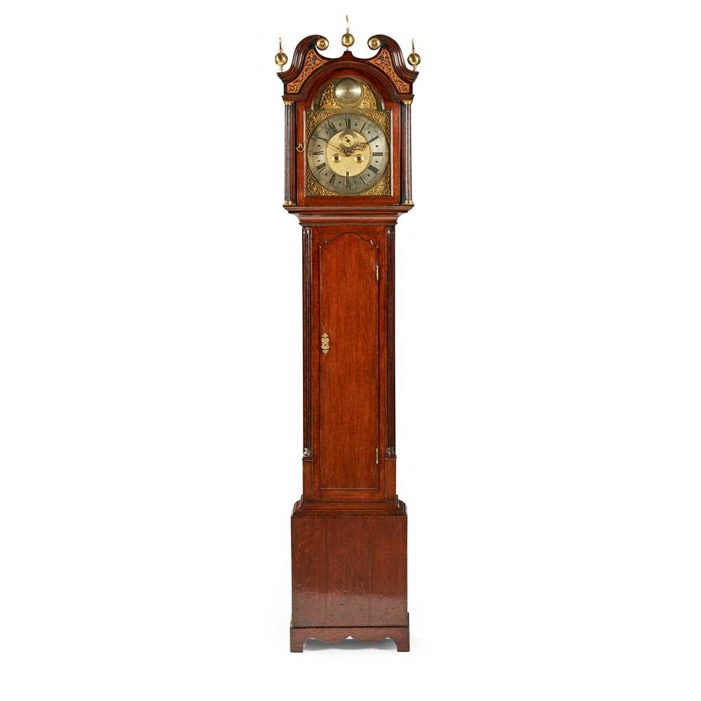 Appraisal: SCOTTISH GEORGE III OAK LONGCASE CLOCK JOHN BROUN EDINBURGH TH