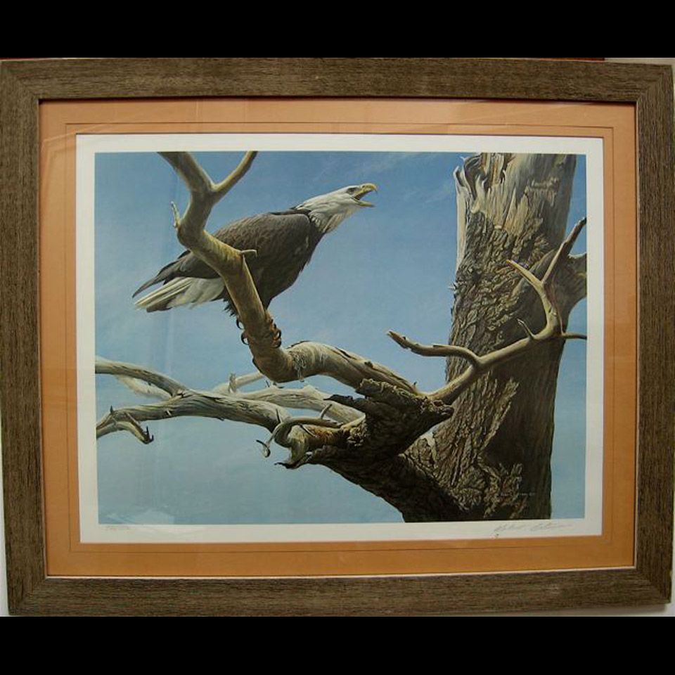 Appraisal: ROBERT BATEMAN - CANADIAN CALL OF THE WILD - BALD