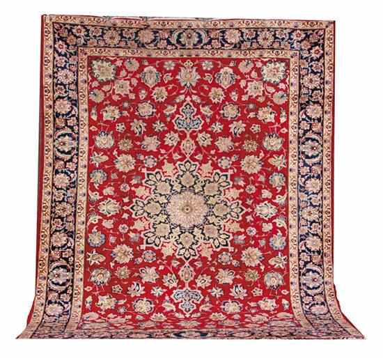 Appraisal: Persian Kerman carpet ' '' x ' ''