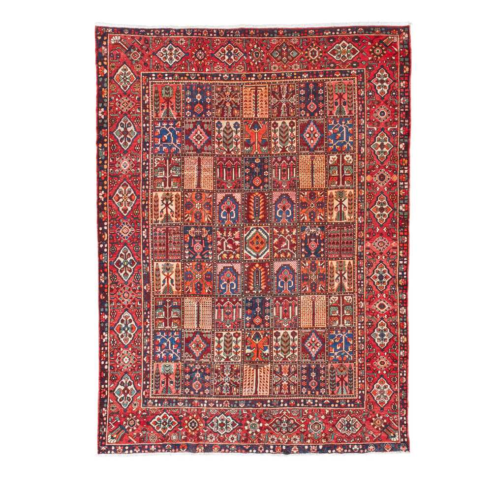 Appraisal: BAKHTIARI CARPET WEST PERSIA LATE TH CENTURY the field with