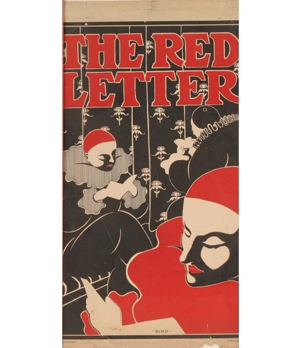 Appraisal: Elisha Brown Bird American - The Red Letter lithograph poster