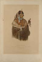 Appraisal: AFTER KARL BODMER Swiss - TWO PRINTS PACHTUWA-CHTA AND MANDEH-PAHCHU