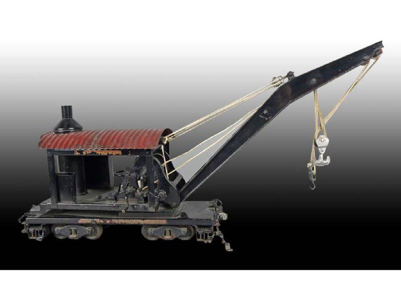 Appraisal: Pressed Steel Buddy L Outdoor Railroad Wrecking Cr Description ''