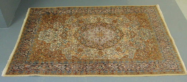 Appraisal: Persian oriental hall carpet overall floral patterns x