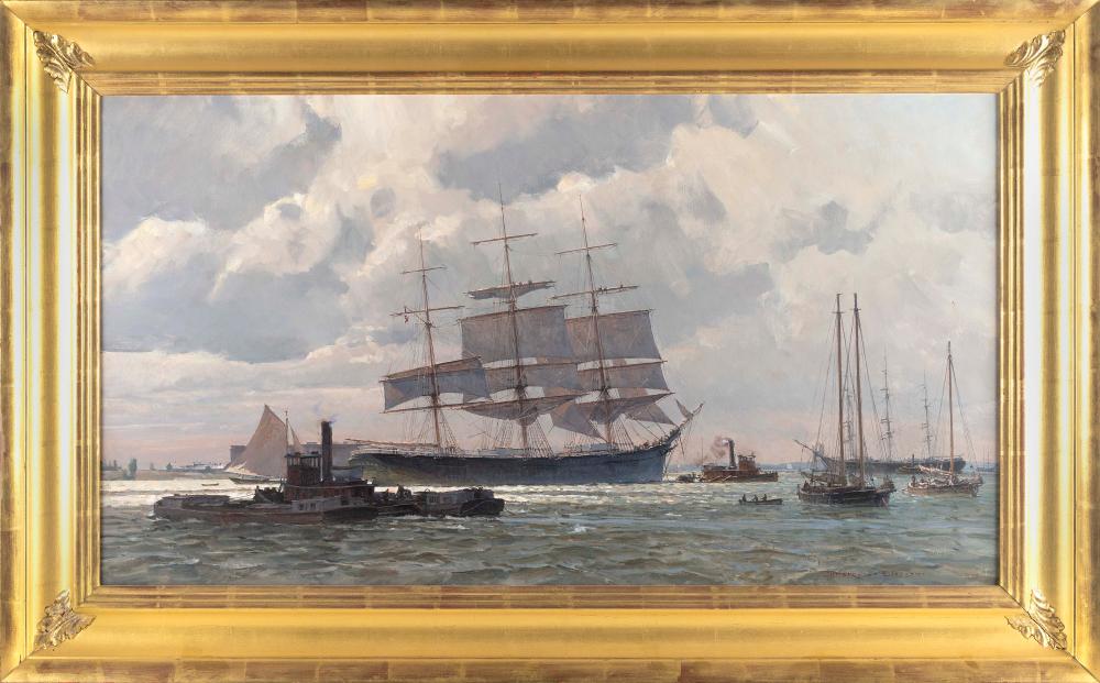 Appraisal: CHRISTOPHER BLOSSOM CONNECTICUT CONTEMPORARY THE SHIP J B WALKER OF