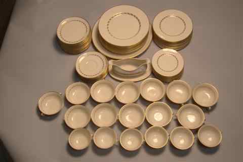 Appraisal: FRANCISCAN DEL MONTE PART DINNER SERVICE including dinner plates cream