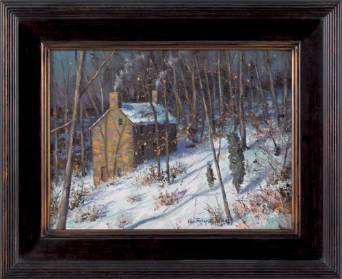 Appraisal: Christopher G Willett American b oil on canvas titled The