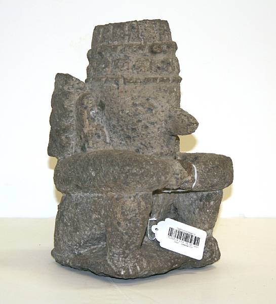 Appraisal: A Mexican stone figure possibly Aztec height in