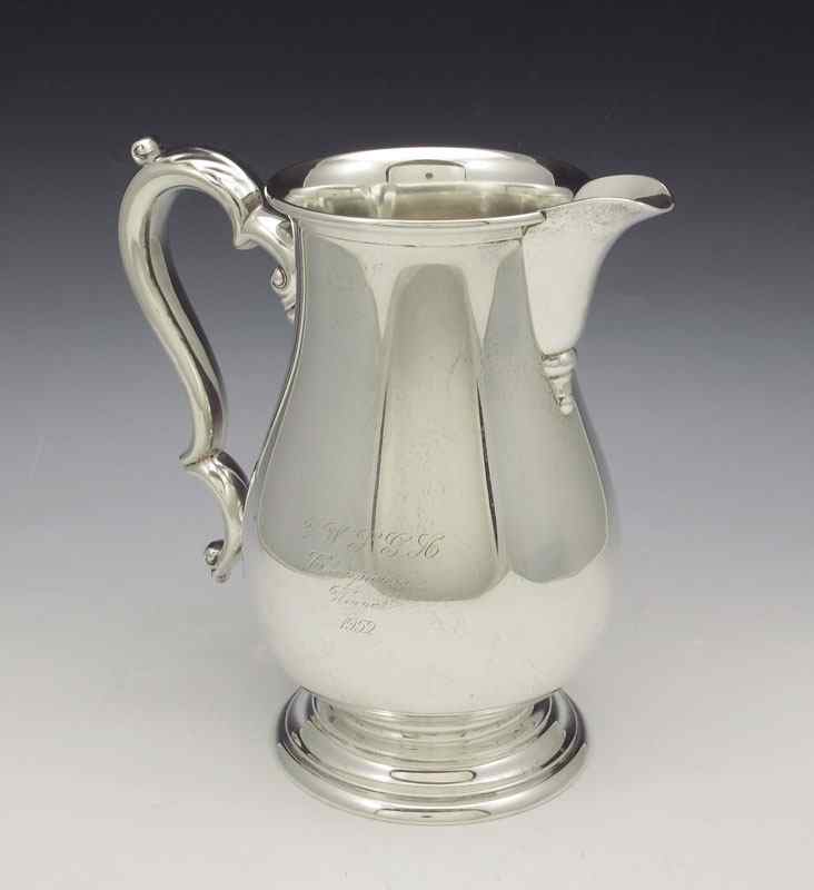 Appraisal: STERLING SILVER INTERNATIONAL ''LORD SAYBROOK'' PITCHER Presented F W P