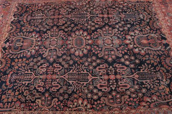 Appraisal: PERSIAN SAROUK RUG - App ft in x ft in