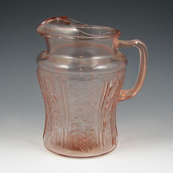 Appraisal: Sharon Cabbage Rose by Federal Depression glass ice lip oz