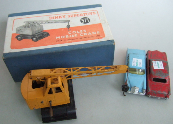 Appraisal: A Dinky No Coles mobile crane boxed a Dinky Ford