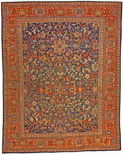 Appraisal: A Sultanabad carpet Central Persia size approximately ft in x