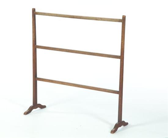 Appraisal: COUNTRY DRYING RACK American th century hardwood Mortised construction and