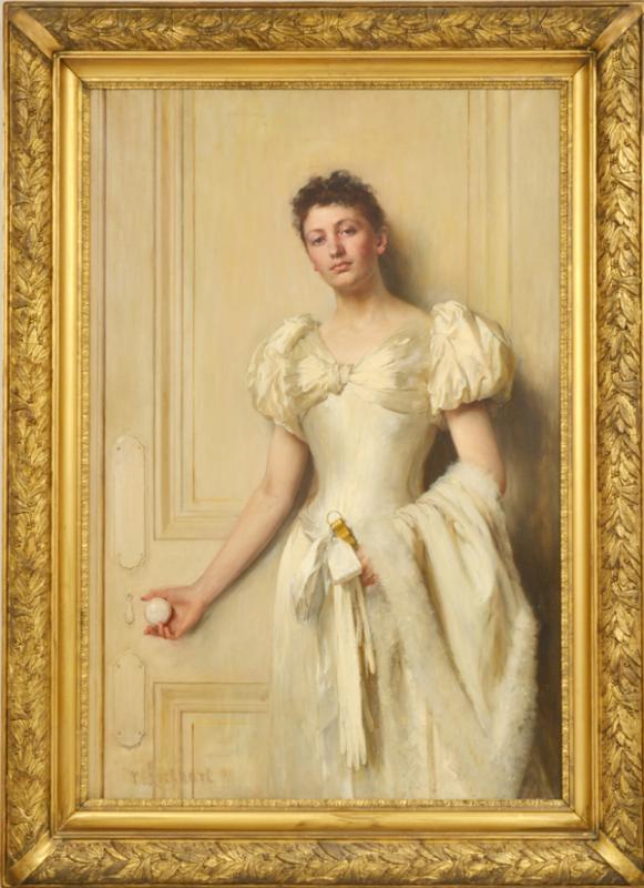 Appraisal: WILLIAM EWART LOCKHART SCOTTISH - Portrait of Rebecca oil on