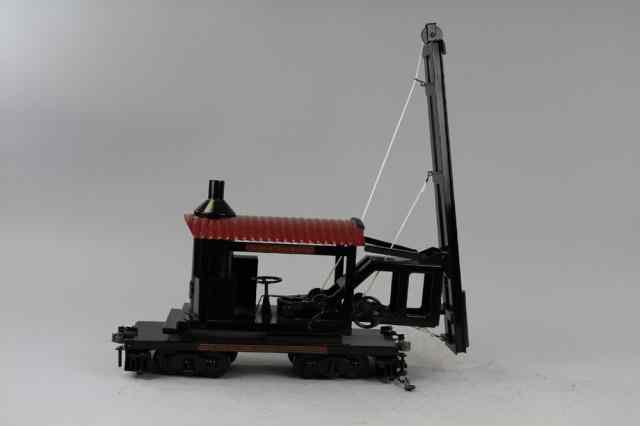 Appraisal: BUDDY 'L' T-PRODUCTION LOCOMOTIVE PILE DRIVER Outdoor Railroad piece black