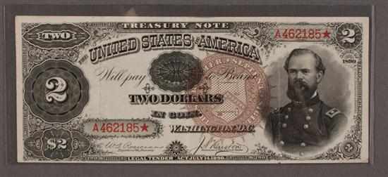 Appraisal: United States Treasury Note Series of signed Rosecrans and Huston