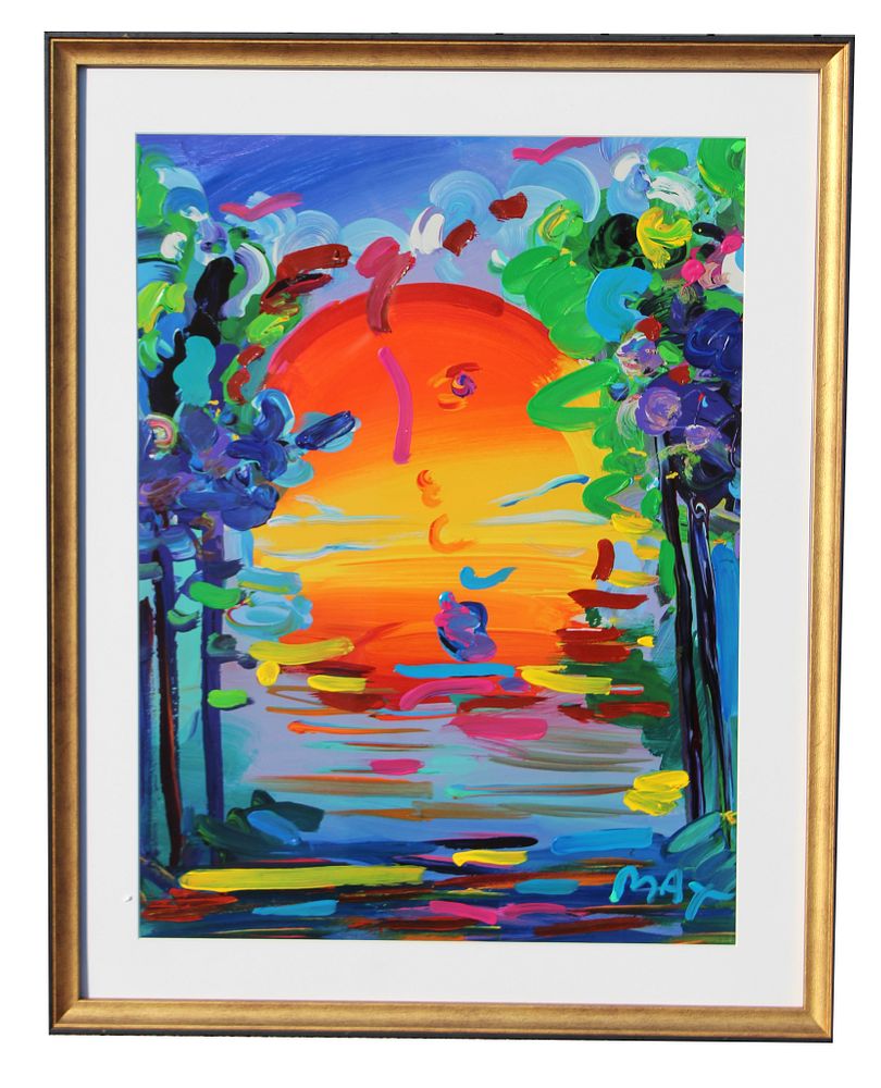 Appraisal: Peter Max Better World Mixed Media Peter Max German B