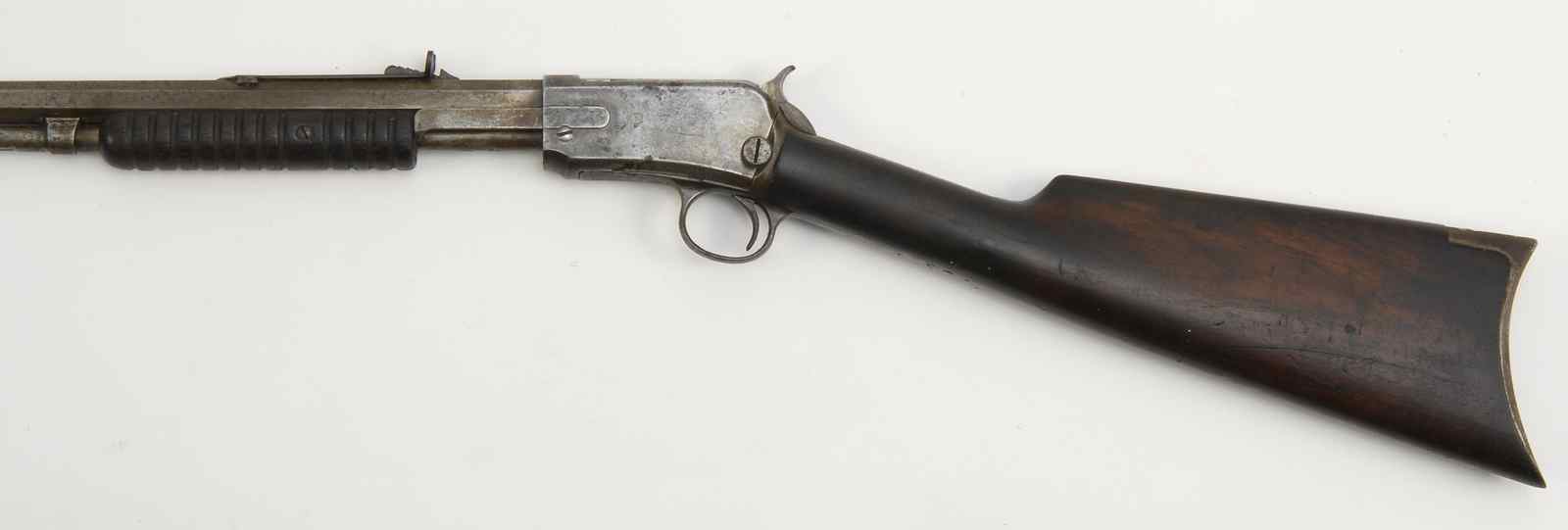 Appraisal: WINCHESTER MODEL SLIDE-ACTON RIFLE short cal Serial Length of barrel