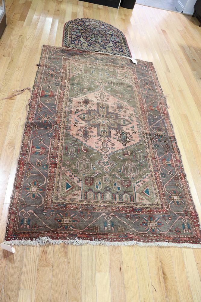 Appraisal: Antique And Finely Hand Woven Area Carpet With Birds Togetherc