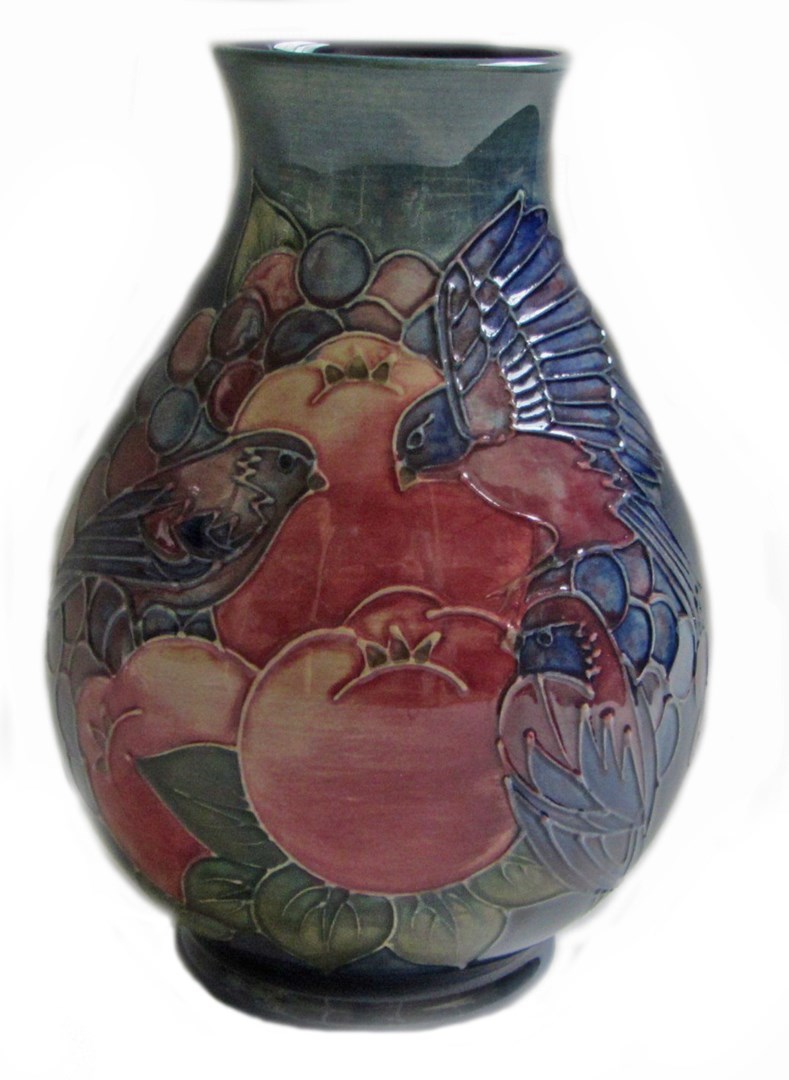 Appraisal: A Moorcroft pottery vase late th century decorated in the