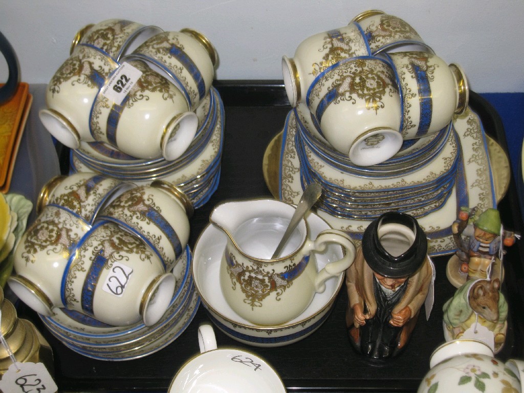 Appraisal: Tray lot comprising twelve setting Meito teaset Doulton Winston Churchill